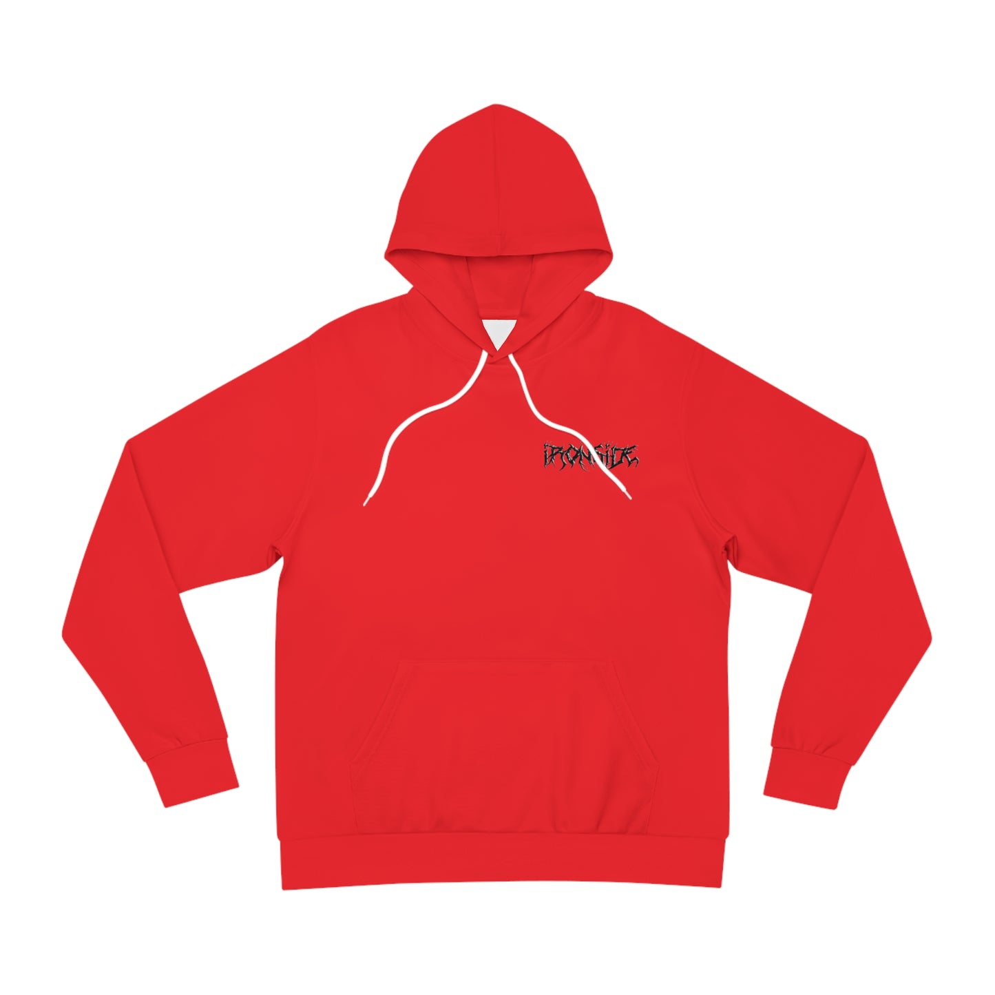 Black and red ironside hoodie