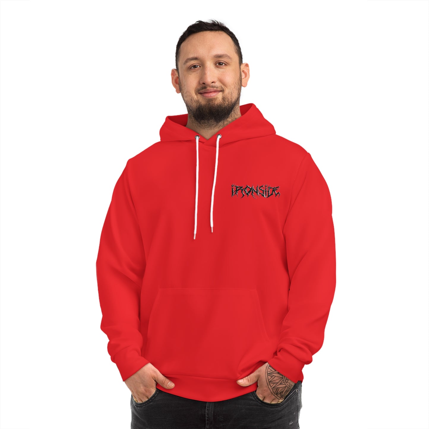 Black and red ironside hoodie
