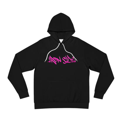 IRONSIDE PINK GRAFITI HOODIE DESIGN