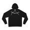 IRONSIDE BLACK AND WHITE WESTERN FONT HOODIE